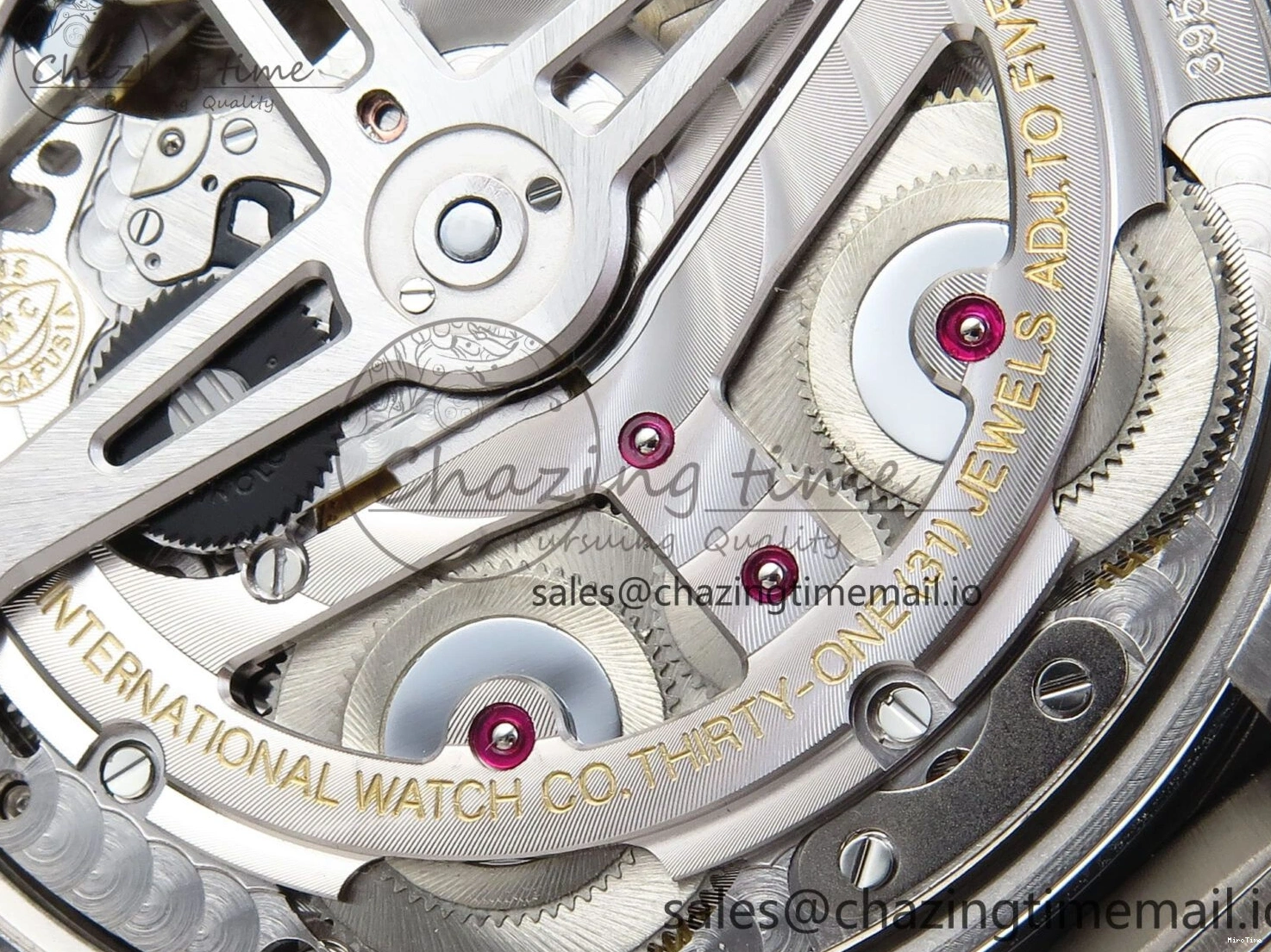 MIROTIME 0324 Portugieser Auto IWC0562A APSF 1:1 Best Edition White RG Dial on SS Bracelet A Unique 6991